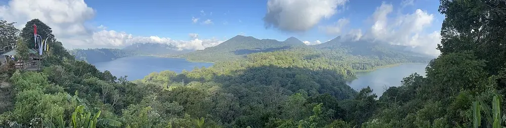 The quietest of Bedugul's three lakes — Lac Tamblingan, Where to ride from Bedugul