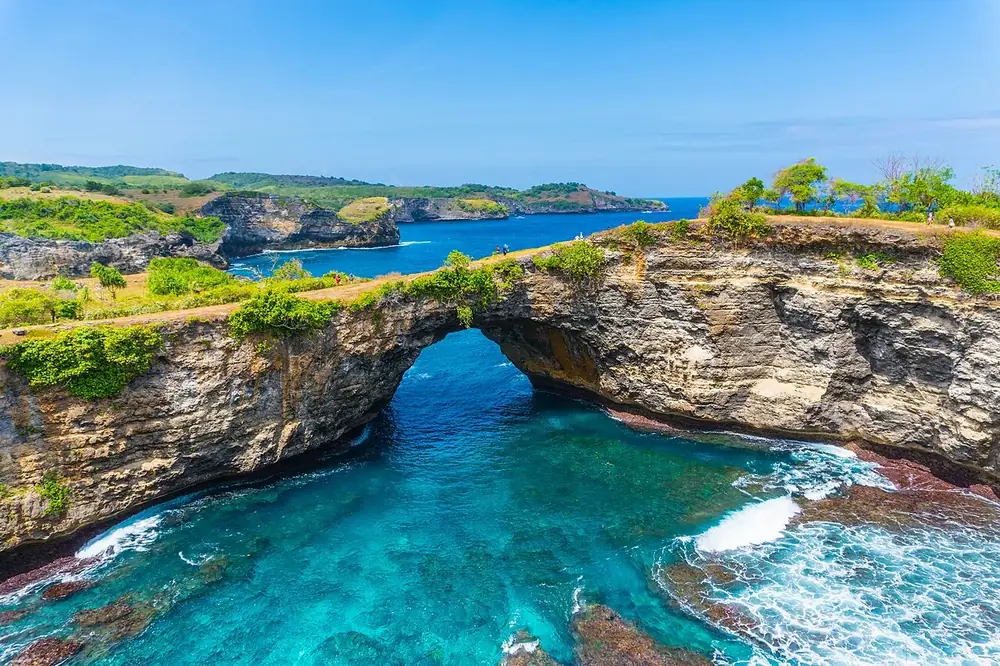 Come at low tide for the natural pool — Angel's Billabong & Broken Beach, Where to ride from Nusa Penida